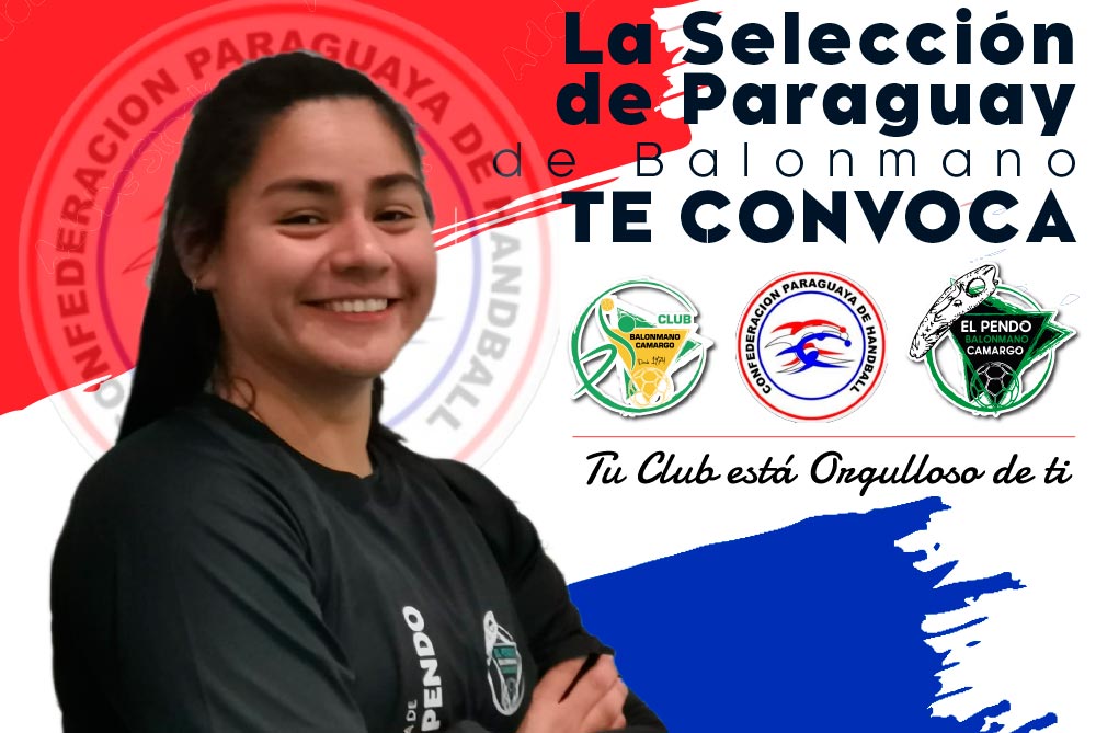 La Selección Absoluta de Paraguay de Balonmano convoca a María Machuca, jugadora del Club Balonmano Camargo